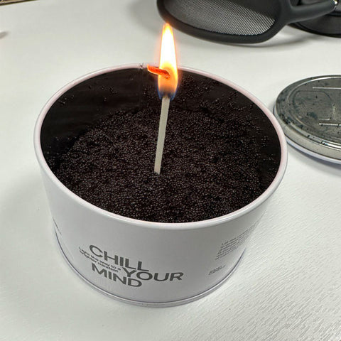 Chill Your Mind Sand Candle