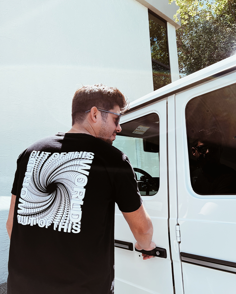 supermassive blackhole - black tee